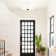 Dondie Flush Mount Ceiling Light Fixture with Fabric Shade