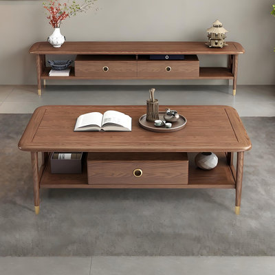 Modern Nordic Solid Wood Coffee Table