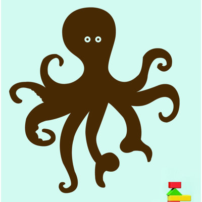 Décalcomanie murale octopus