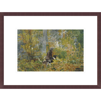 «On the Trail» par Winslow Homer - Impression Giclée sur cadre