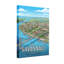 Scénario et paysages urbains Paysage urbain de Savannah avec rivière et pont-2005058127