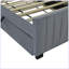 Lit plateforme tapissier en velours avec lit gigogne-106492949-112511389