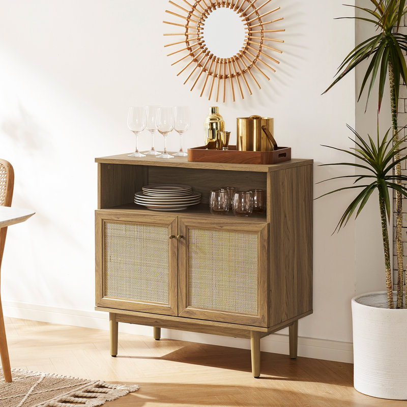 Modern Farmhouse Boho Accent Buffet Sideboard Cabinet
