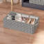 Boîte de rangement Thousand Bird Grid, 6 sacs de rangement à carreaux avec couvercle transparent, conception pliable robuste pour ranger les chaussures sous le lit, empilable et résistant à la moisissure-1834191032