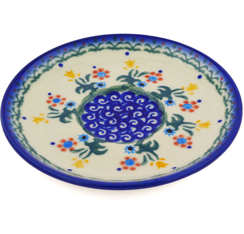 Spring Flowers Stoneware Saucer
