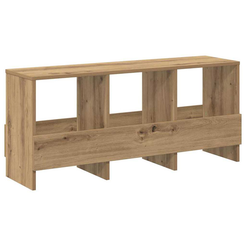 Wood Free Standing Magazine Rack, Light Brown