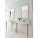 BOCCHI Lavita 19.69'' Fireclay Rectangular Bathroom Sink with Overflow