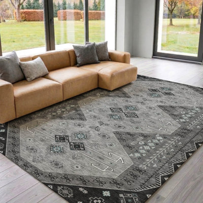 Premium Machine Washable Villers AMF2565 Global Rug