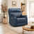 DarkBlue Genuine Leather