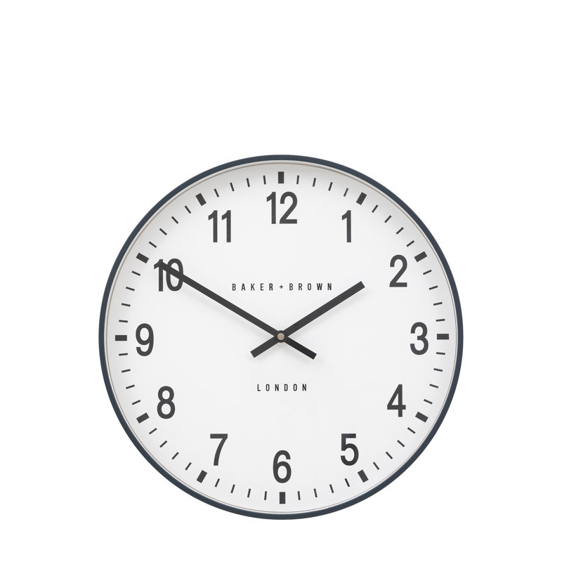 Cambridge Wall Clock 40cm, Grey