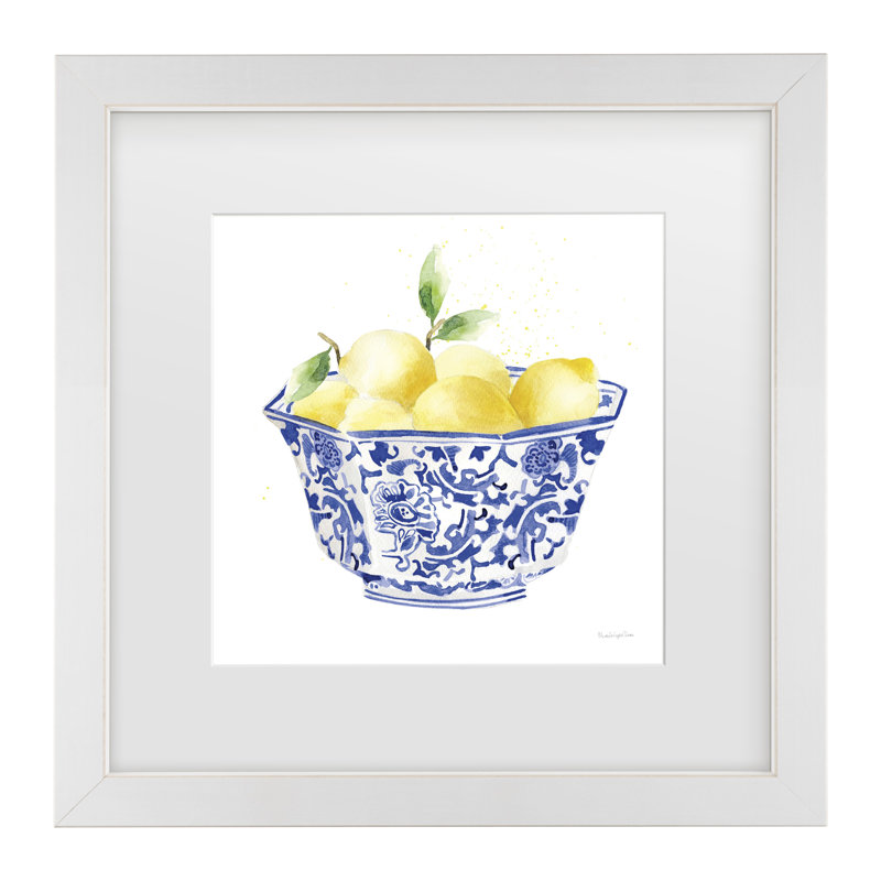 Art encadré «Mercedes Lopez Charro Elegant Fruit II Matted», H 13 po x l 13 po