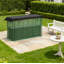 Jardinière en bois, lit de jardin surélevé, avec treillis, toit suspendu, tablette pour plante, trous de drainage et doublure de lit