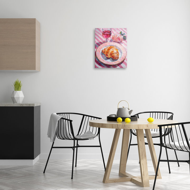 Toile pastel Brunch Meal, design par Lil 'Rue, H 20 po x l 16 po