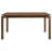 Natural Walnut  Rectangular Dining Table-1627263556