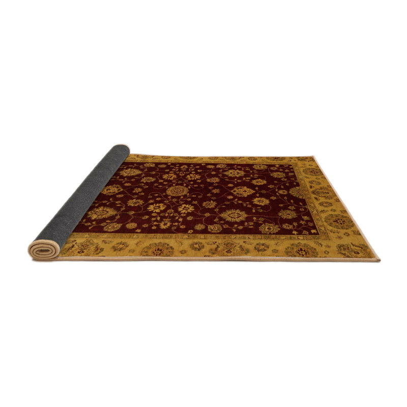 Tapis abstrait à motif abstrait 490, Rond 4 pi
