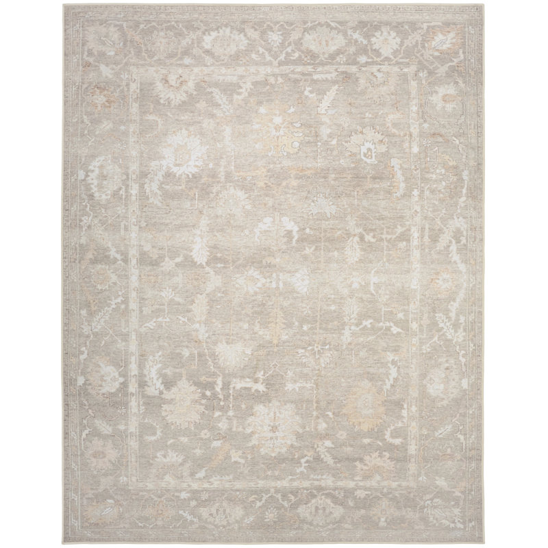 Hennings Machine Washable Vintage Area Rug, Rectangle 9' x 12'