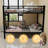 Twin Over Twin Bunk Bed for Kids, Metal Frame with Ladder & Guardrail, Convertible 2 Beds, No Box Spring-2081206309