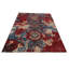 High-Quality Hand-Knotted Navy And Red Area Rug