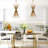 1- Light Sputnik Spike Pendant Lamp Unique / Statement-930707629