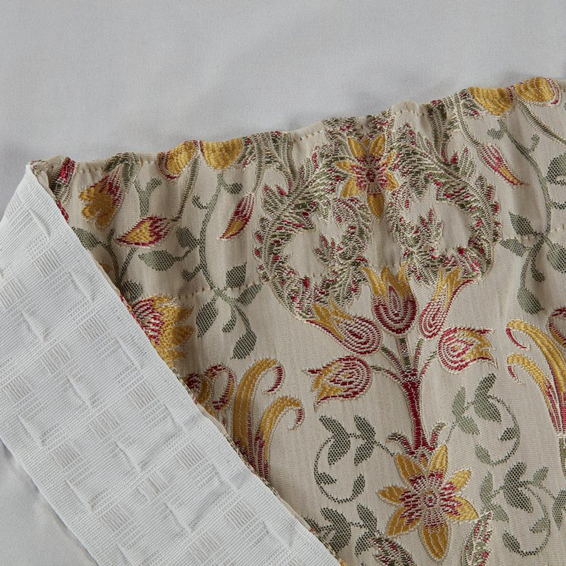 Deloria Room Darkening Curtain Pair, Natural, 90" x 54"