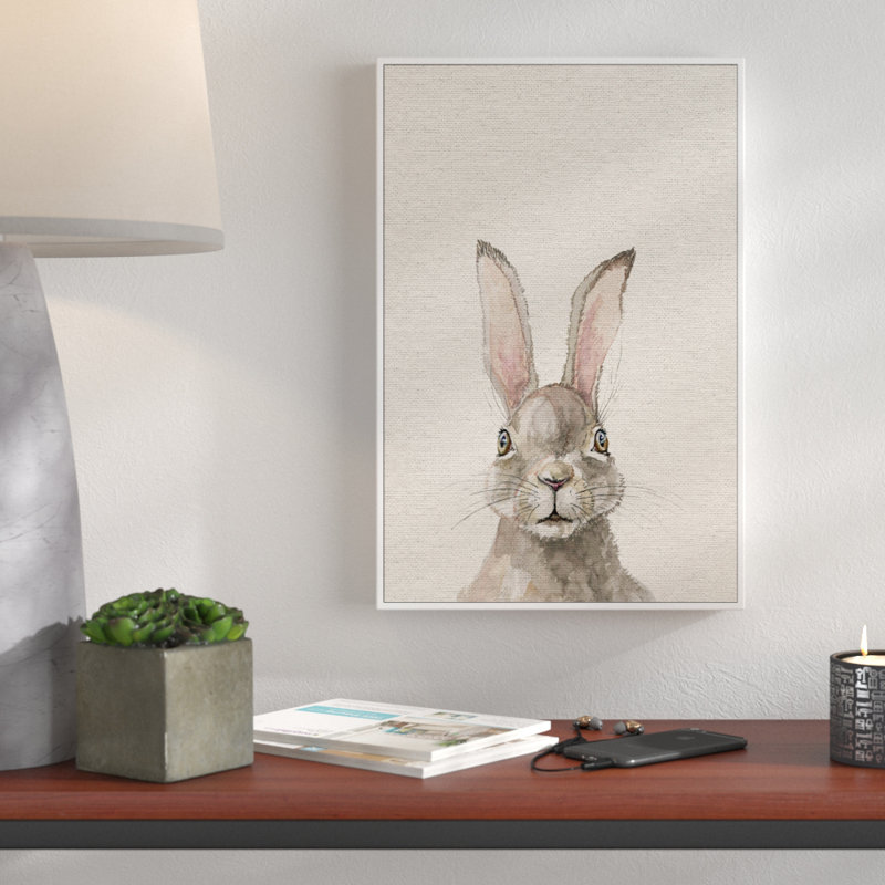 «Bunny Eyes II», toile encadrée, H 24 po x l 16 po x P 1,5 po