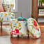 Repose-pieds rond avec rangement Floral