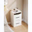 Bureau de coiffeuse 3 en 1 avec miroir rabattable, bureau en verre et 3 tiroirs