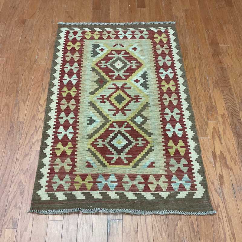  Tapis en laine fabriqué à la main Kilim