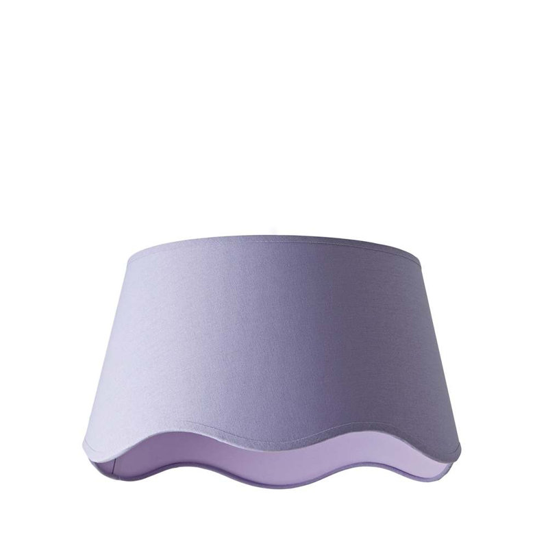 Alazar Linen Blend Empire Lamp Shade ( Slip-On ), Purple, 25.5cm H x 45cm W x 45cm D