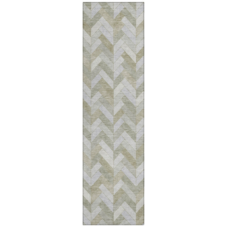 Machine Washable Indoor/Outdoor Matteson ACN2297 Geometric Rug