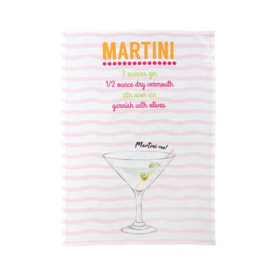 Torchon à vaisselle Martini