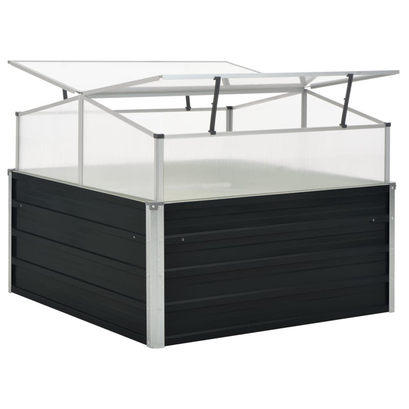 Chesapeake 39.4' W x 39.4' D Cold Frame, Anthracite