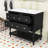 Chiharu Elegant 36-Inch Wood Bathroom Vanity Set with Ceramic Sink and Spacious Storage-1312535744