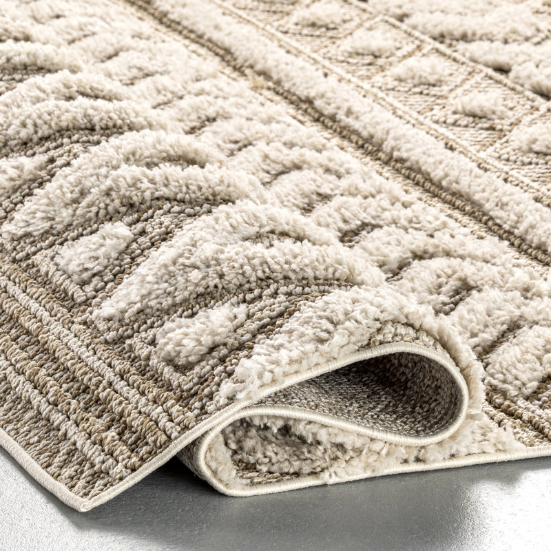 Wegner Southwestern Beige Area Rug, Runner 2'8" x 8'