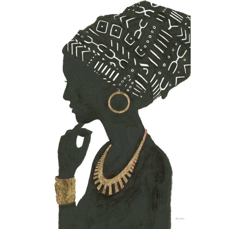 «Graceful Majesty II» par Emily Adams, reproduction d'art sur toile non encadrée, H 48 po x l 32 po