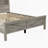 3-Pieces Bedroom Sets Full Size Farmhouse Platform Bed With Double Sliding Door Storage Headboard And Charging Station, Storage Nightstand And Dresser, Antique Gray-902876384-902876414
