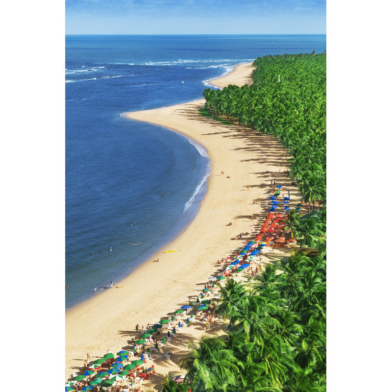 Maceio Beach - Wrapped Canvas Print, 91cm H x 61cm W