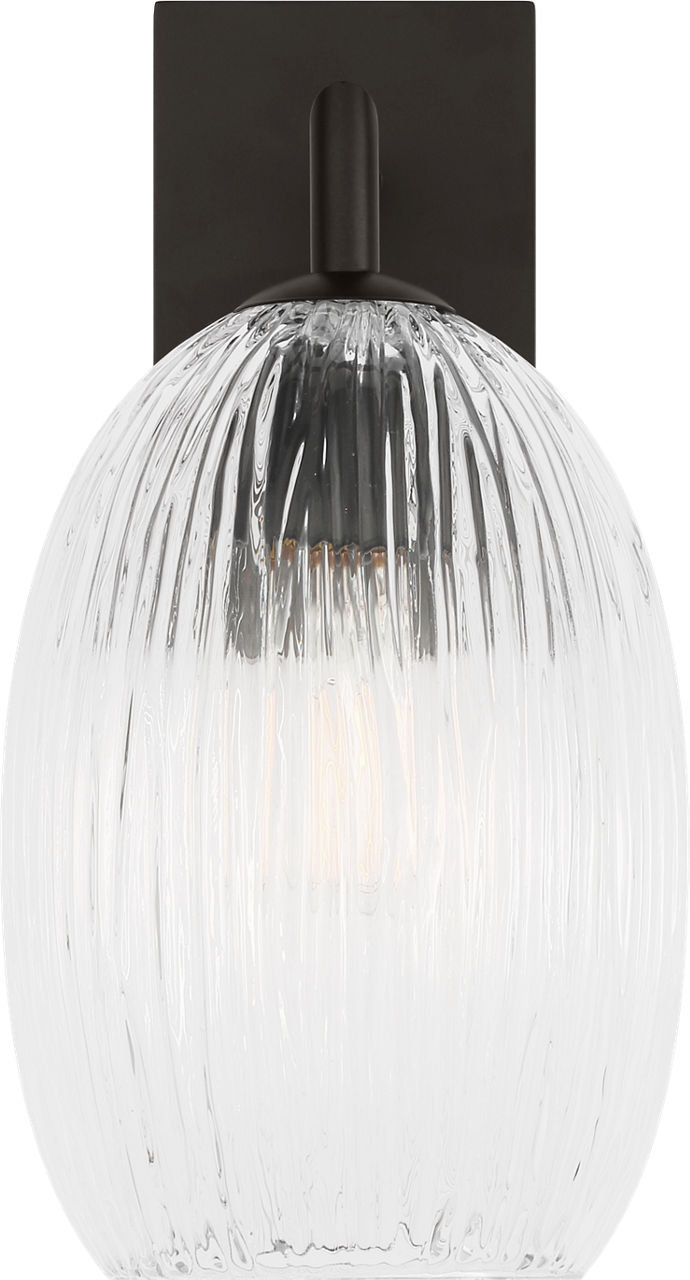 Serafina 10 Sconce, Aged Iron
