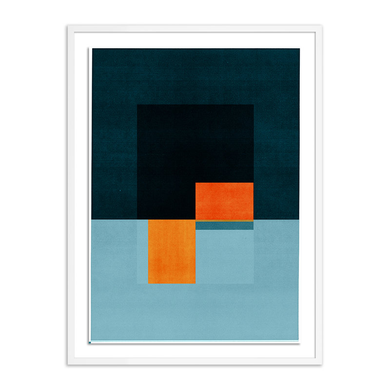 Below The Deep Painting by David Grey, Dark Brown, 40" H x 30" W x 2.5" D