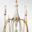 Clay 8 - Light Candle Style Chandelier with Beaded Accents