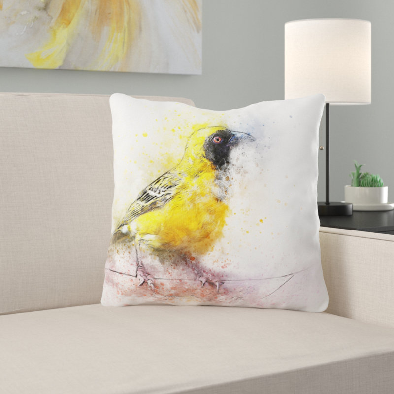 Coussin oiseau Mager, Microsuède, Intérieur