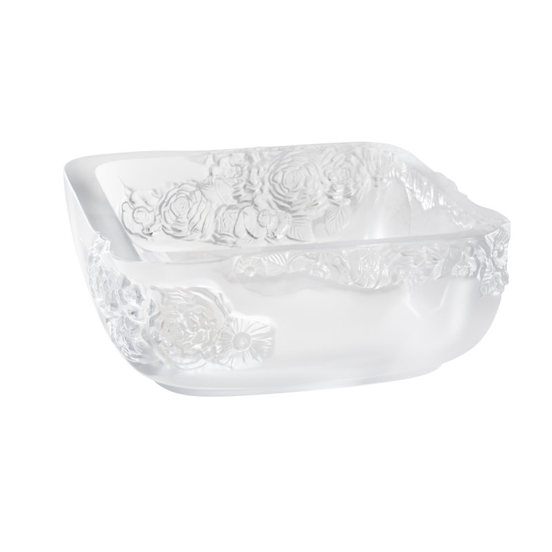 Pivoines Crystal Fruit Bowl
