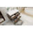 Carneshia 35.4'' Single Bathroom Vanity with Wood, Acrylic Top-190771696