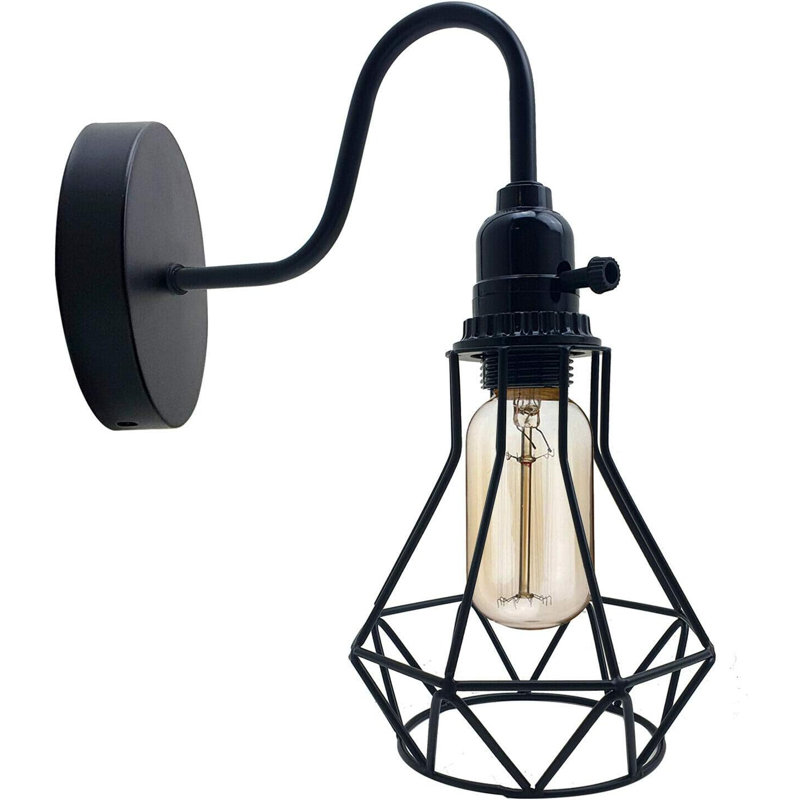 Shakara Armed Sconce, Black