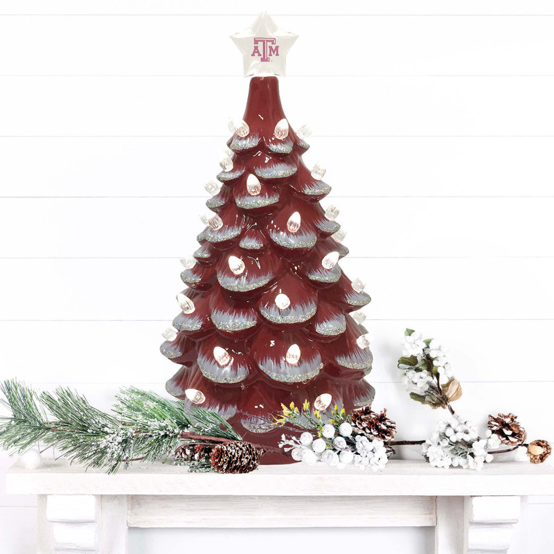 Arbre en céramique NCAA College Spirit, Texas A&M Aggies