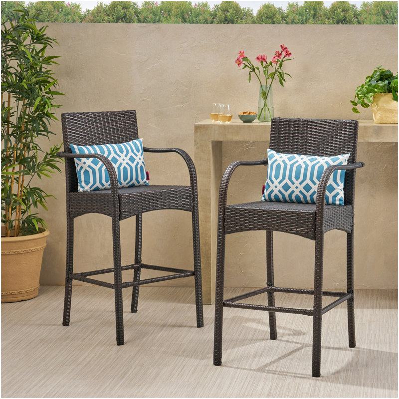  Cascada KD Barstool Chair, Brown