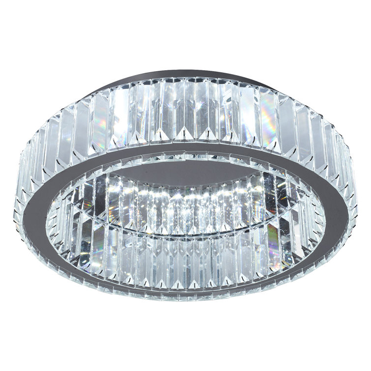 Jaeda Crystal LED Flush Mount