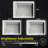 Carlecia LED Bathroom Mirror Backlight Mirror Touch Dimmable Wall Mount Anti-fog Smart Mirror-1263098657