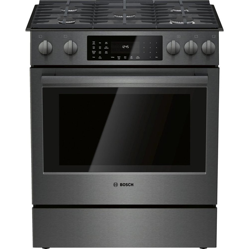 800 Series 30" 4.8 cu ft. Slide-in Gas Range with 18k BTU Burner