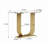 43.3-Inch Accent Table, Console, Modern Wooden Imitation Marble Countertop Console Table, Narrow Type, Sofa, Living Room, Bedroom